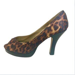 Madden Girl Loveit Cheetah Y2K High Heel Pumps, Mobwife Aesthetic, Size 8
